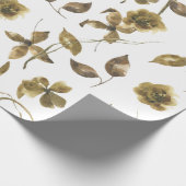 Botanisches Umschlagpapier Geschenkpapier (Ecke)