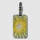 Botanisches Unbehagliches Arid Cactus Gepäckanhänger (Vorderseite Vertikal)