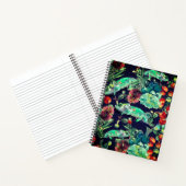 Botanisches und Chameleon Watercolor Art-Notebook Notizblock (Innenseite)