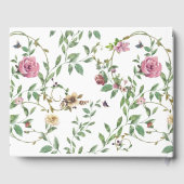 Botanisches und florales Design Gästebuch (Rückseite)