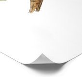 Botanisches Vanilla-Poster Poster (Ecke)