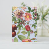 Botanisches Vintage-Design (Stehend Vorderseite)