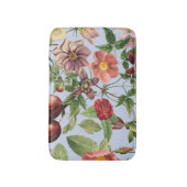 Botanisches Vintage-Design Badematte (Vorderseite Vertikal)