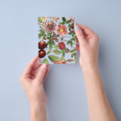 Botanisches Vintage-Design Flyer (Gruppe)