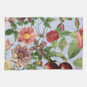 Botanisches Vintage-Design Geschirrtuch (Horizontal)