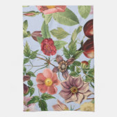 Botanisches Vintage-Design Geschirrtuch (Vertikal)