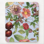Botanisches Vintage-Design Mousepad (Vorne)