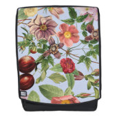 Botanisches Vintage-Design Rucksack (Vorderseite)