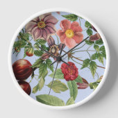 Botanisches Vintage-Design Uhr (Vorderseite)