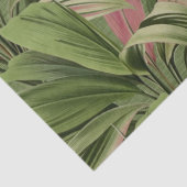 Botanisches Vintages tropisches Palm Seidenpapier (Detail)