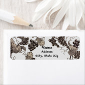 Botanisches Vintages Weinkeller und Weintrauben (Insitu)