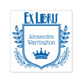 Botanisches Wappen Krone #1 Ex Libris Buchname Permastempel (Design)