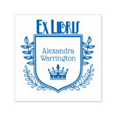 Botanisches Wappen Krone #2 Ex Libris Buchname Permastempel (Design)
