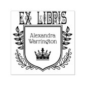 Botanisches Wappen Krone #2 Ex Libris Buchname Permastempel (Design)
