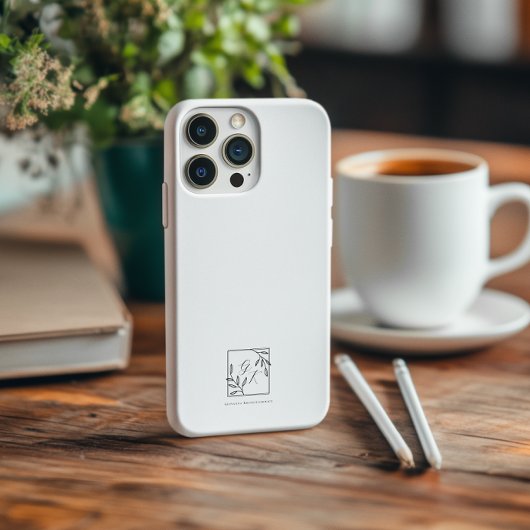 Botanisches Wappen | Zeitlose Monogramm Case-Mate iPhone Hülle