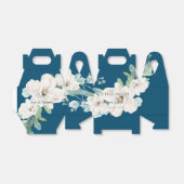 Botanisches Wasser Hochzeit Blau Geschenkschachtel (Ungefaltet)