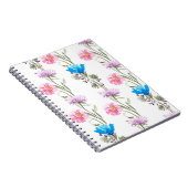 Botanisches Wasserfarbmuster Notizblock (Rechte Seite)