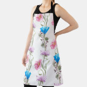 Botanisches Wasserfarbmuster Schürze (InSitu)