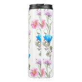 Botanisches Wasserfarbmuster Thermosbecher (Rückseite)