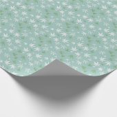 Botanisches Weaf-Musterpapier Geschenkpapier (Ecke)