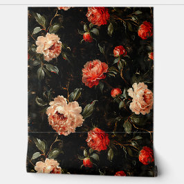 Botanisches Weihnachten aus knackiger Erde Tapete