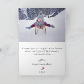 Botanisches WEIHNACHTEN Faltschachtel Foto Ferienk (Innenseite)