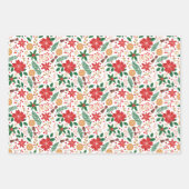 Botanisches Weihnachten Geschenkpapier Set (Vorderseite 3)