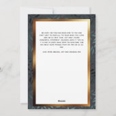 Botanisches Weihnachtsarsch-Foto Feiertagskarte (Rückseite)