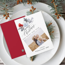 Botanisches Weihnachtsgebäck mit Wasserfarbe Foto