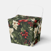 Botanisches Weihnachtsmuster Geschenkschachtel (Vorderseite)