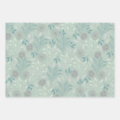 Botanisches Weihnachtswrapping Paper-Set Geschenkpapier Set (Vorderseite 2)