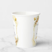 Botanisches Weißbuch für das erste Bienentag-Girl Pappbecher (Links)