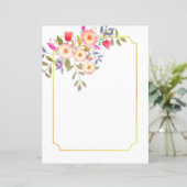 Botanisches Weißpapier (Stehend Vorderseite)