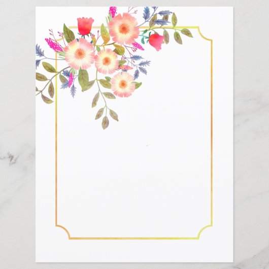 Botanisches Weißpapier (Vorderseite)