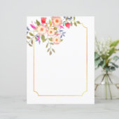 Botanisches Weißpapier (Stehend Vorderseite)