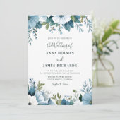 Botanisches Whimsical Spring Garden Party Hochzeit Einladung (Stehend Vorderseite)