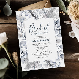 Botanisches Winter Foliage Bridal Tee Party Einladung