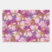 Botanisches Wrapping-Blatt für wild lebende Blume Geschenkpapier Set (Vorderseite 3)