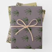 Botanisches Wrapping Bundle Geschenkpapier Set (Beispiel)