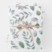 Botanisches Wrapping Paper Flat Sheet Set 3 Geschenkpapier Set (Beispiel)