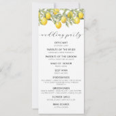 Botanisches Zitrusfrüchteprogramm (Rückseite)