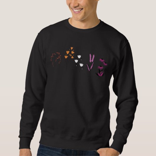 Botanisgarten Fleur Blume Pflanze Garten Sweatshirt (Vorderseite)