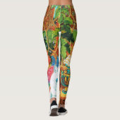 Botaniskatze von Louis Wain Leggings (Rückseite)