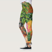 Botaniskatze von Louis Wain Leggings (Links)