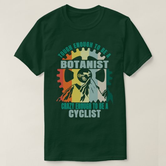 Botanist Biker Design T-Shirt (Design vorne)