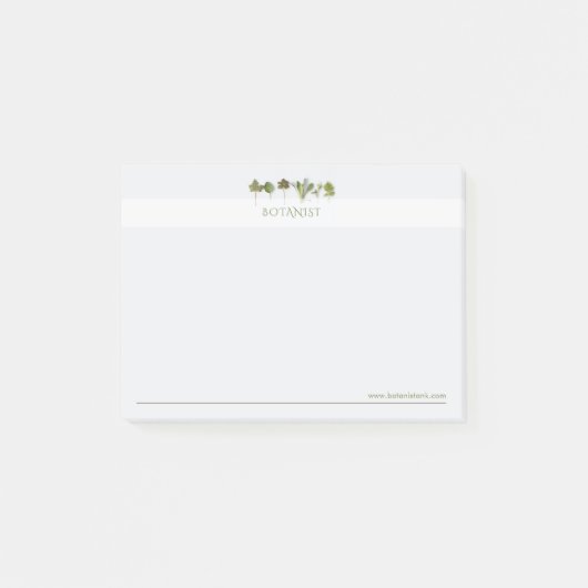 Botanistin Post-it Klebezettel (Vorderseite)