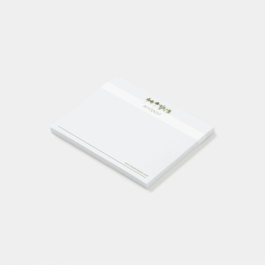 Botanistin Post-it Klebezettel (angewinkelt)