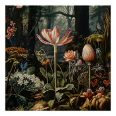 Botanticals in einem Dschungel Poster (Vorderseite)