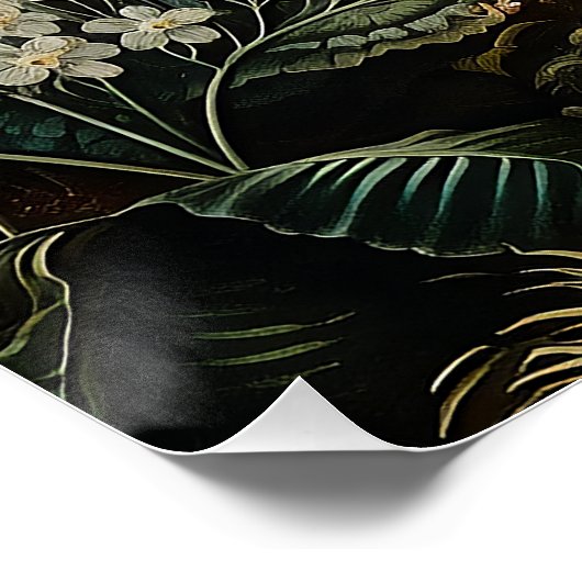 Botanticals in einem Dschungel Poster (Ecke)