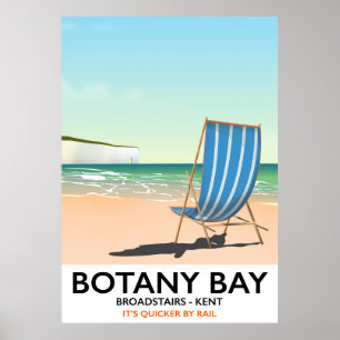 Botany Bay, Broadstairs Kent Reiseposter Poster